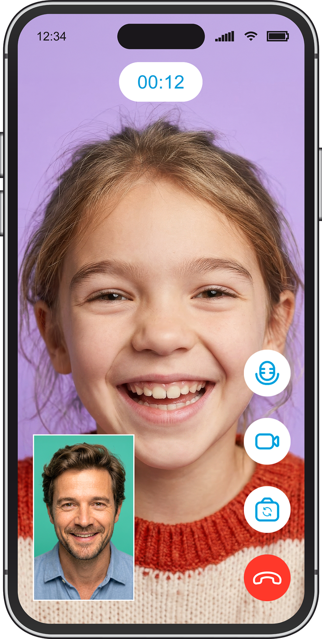 Montre connectée ICE kids 4G permettant à un enfant de rester en contact avec ses parents